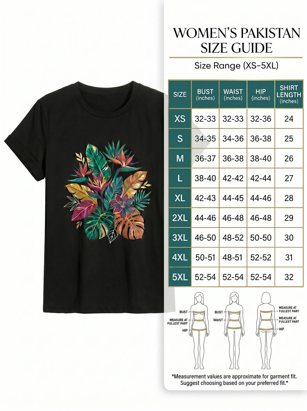 Tropical Bird of Paradise Graphic Tee women