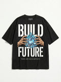 Strength in Unity Oversized Streetwear Tee - Black