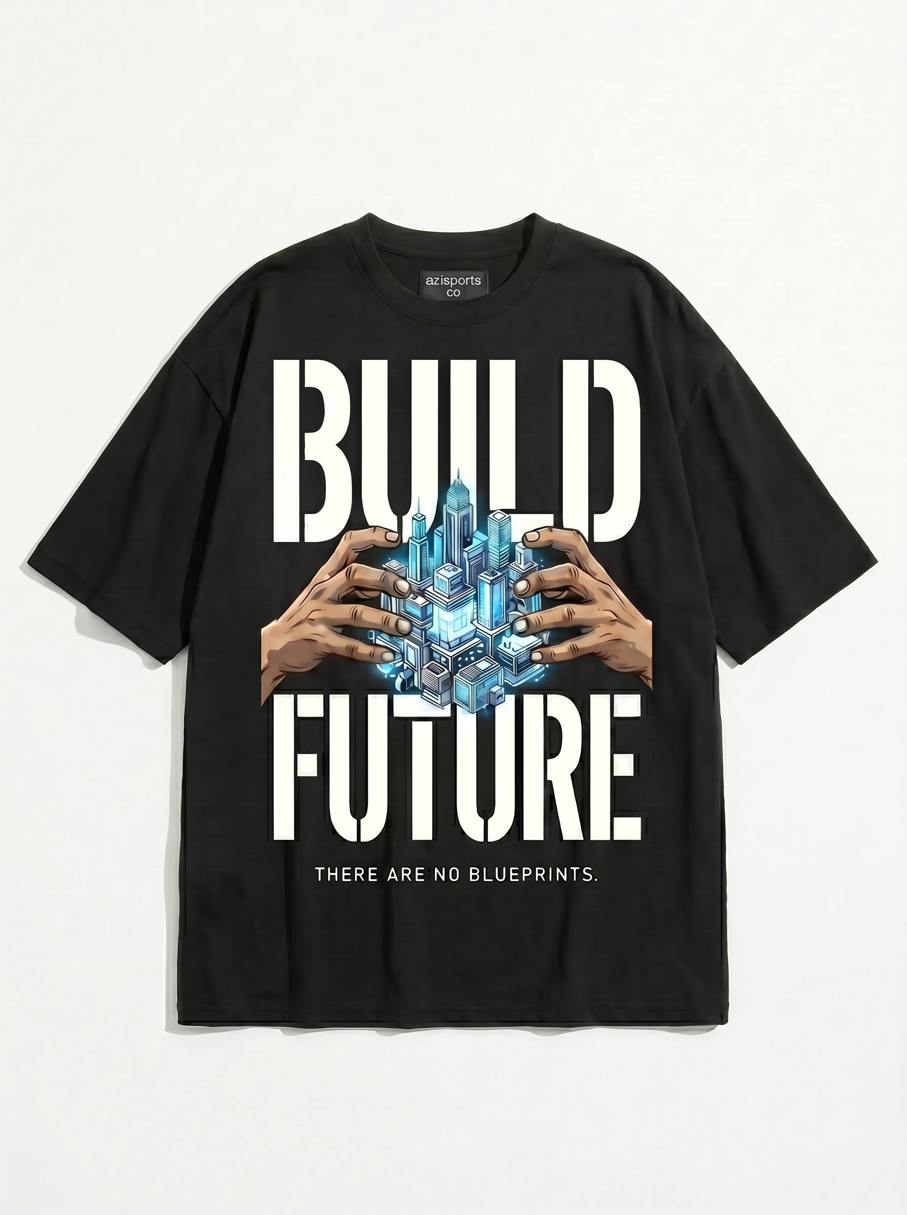 Strength in Unity Oversized Streetwear Tee - Black