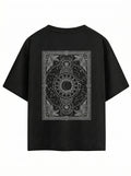 Celestial Sun & Moon Oversized Vintage Wash Tee