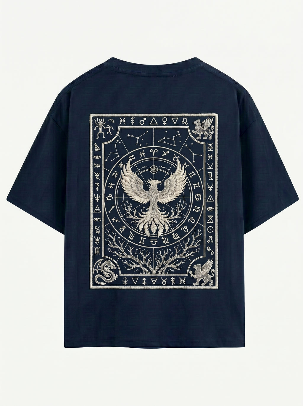 Mythos Tapestry Drop-Shoulder T-Shirt
