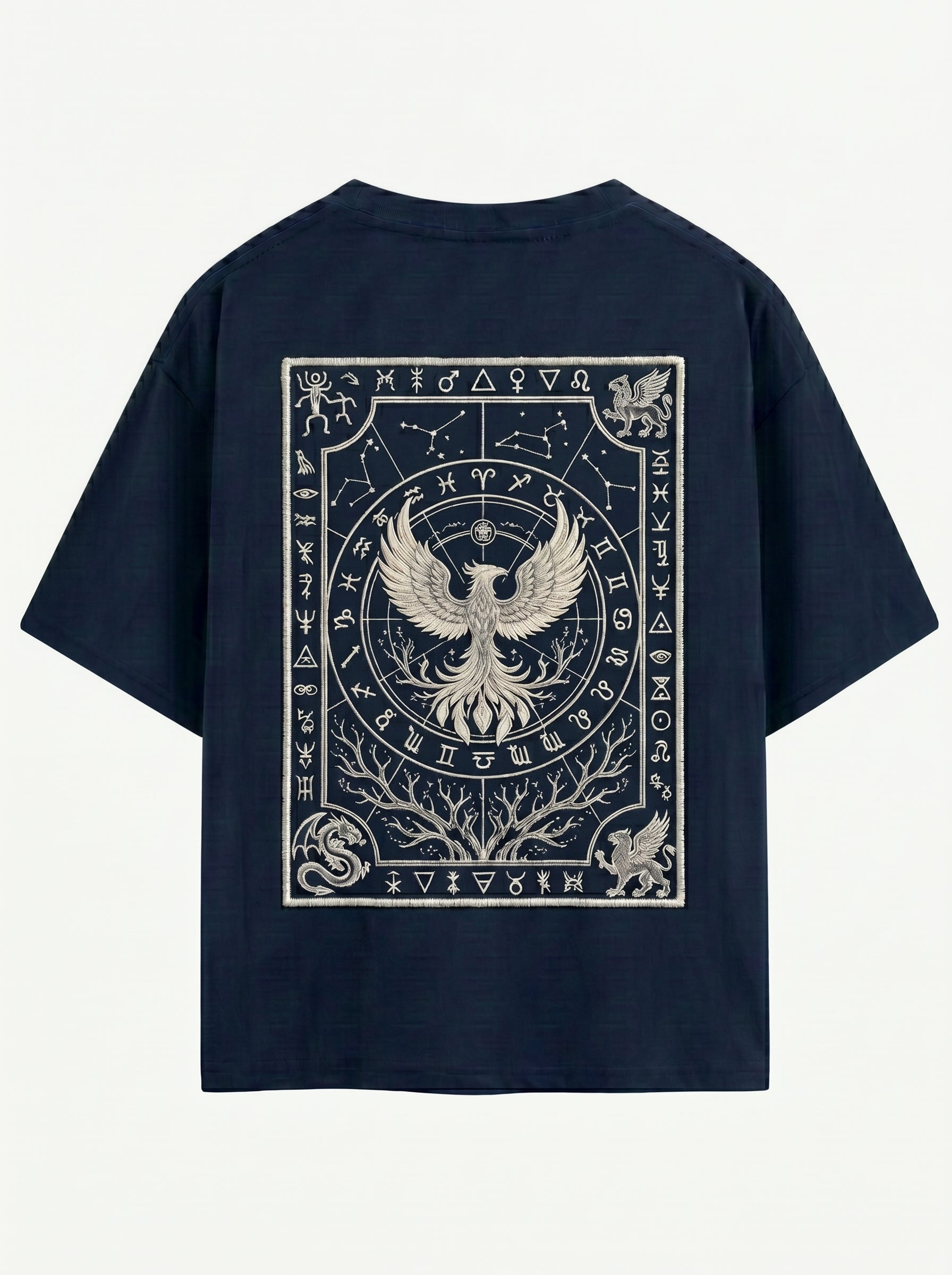 Mythos Tapestry Drop-Shoulder T-Shirt