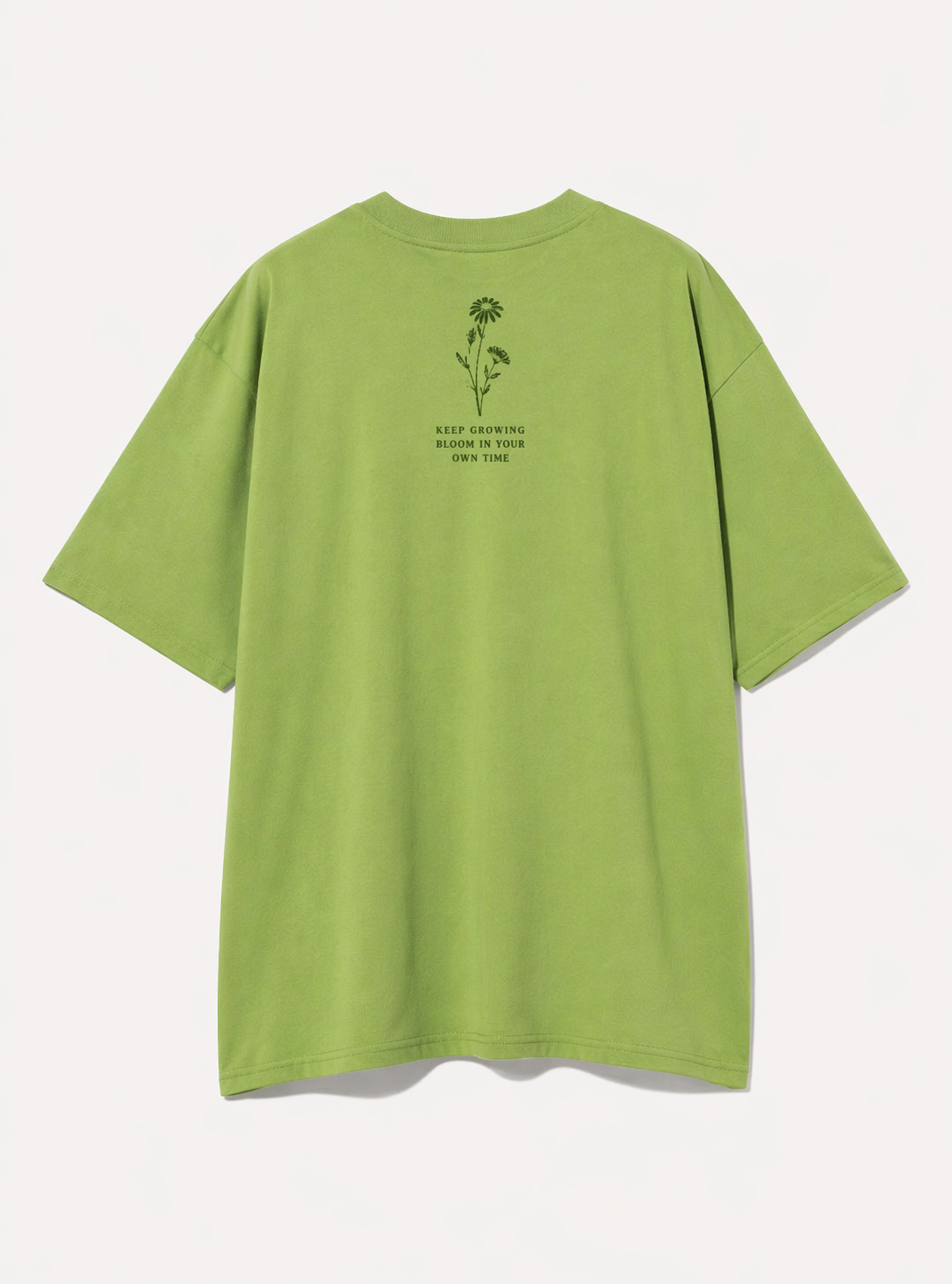 Oversized Wildflower Graphic T-Shirt – Botanical Streetwear Tee (Unisex XS–5XL)